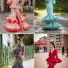 Qısa flamenko paltarları 2023
